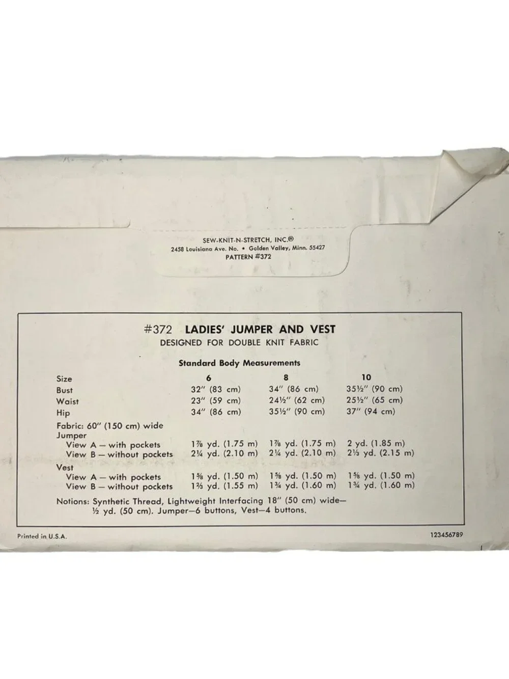 Kwik Sew vintage kwik